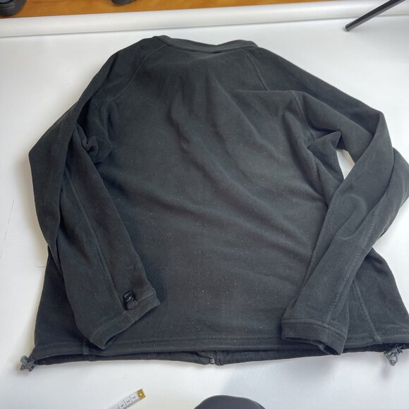 Vintage The North Face Jacket Men's Large  Fleece Full Zip TNF Black - Picture 13 of 13